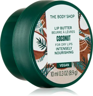 The Body Shop Coconut Lip Butter - уходовое масло для губ, 10 мл