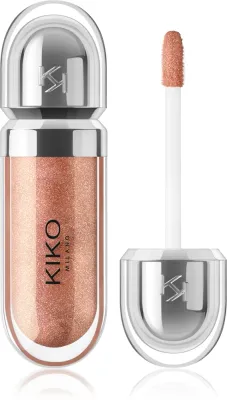 KIKO Milano 3D Hydra - Увлажняющий блеск для губ, оттенок 18 Golden Sparkle