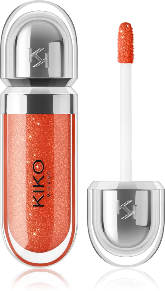 KIKO Milano 3D Hydra - Увлажняющий блеск для губ, оттенок 34 Pearly Blood Orange