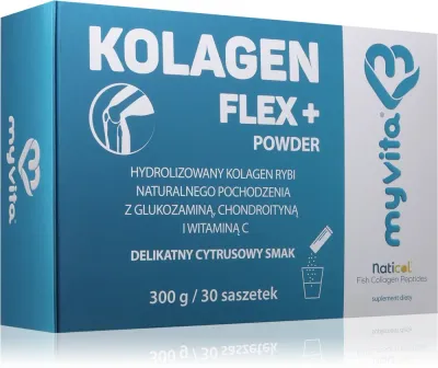 MyVita Kolagen Flex+ - Гидролизованный коллаген для суставов, связок и кожи вкус Citrus, 30 г