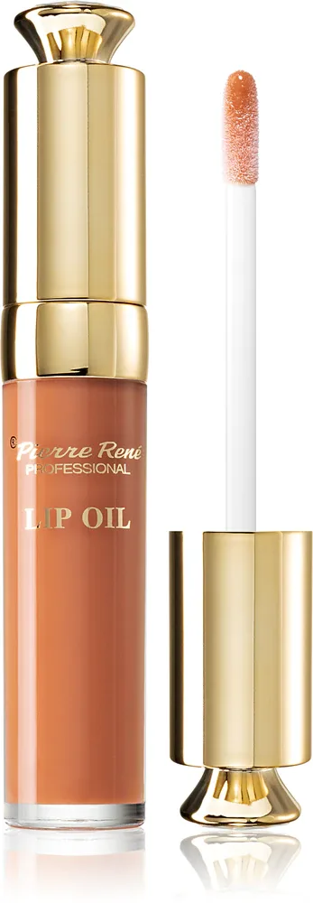 Pierre Rene Professional Lip Oil - Тонизирующий масляный бальзам для губ, 8 мл, оттенок 01 Royal Nude