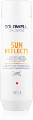 Goldwell Dualsenses Sun Reflects - Очищающий питательный шампунь для волос, подверженных воздействию вредного воздействия солнечных лучей., 100 мл