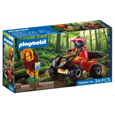 Playmobil Cars 72064 Внедорожный квадроцикл 34 детали