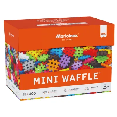 Конструктор Marioinex Mini Waffle 908303 400 деталей арт. 908303 / Конструктор Мариоинекс