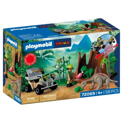 Playmobil Dinos 72069 Убежище динозавра 58 деталей