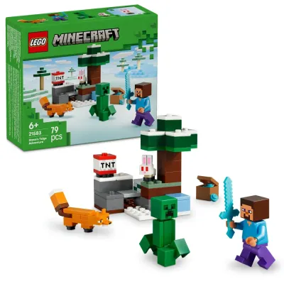 Конструктор LEGO Minecraft 21583 Приключения Стива в тайге арт. 21583 79 дет