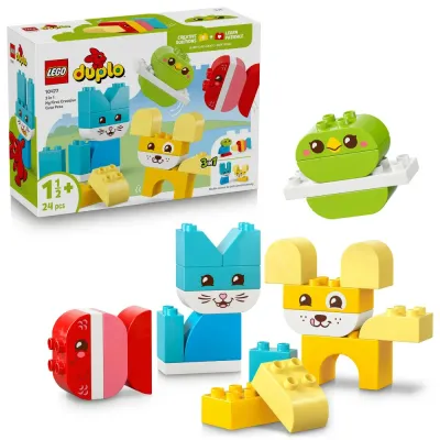 Конструктор LEGO DUPLO 10477 Творческие зверята 3 в 1