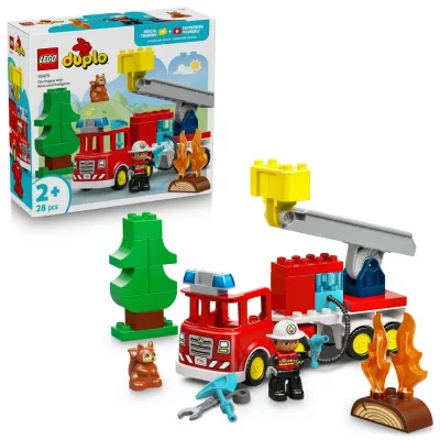 Конструктор LEGO DUPLO 10473 Пожарная машина со шлангом и пожарным