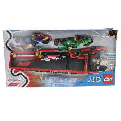Конструктор LEGO City 60445 Грузовик Формулы 1 с болидами RB20 и AMR24
