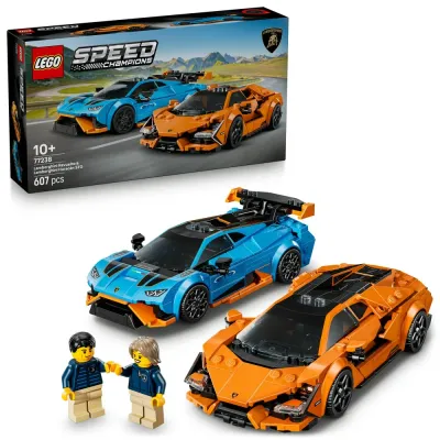 Конструктор LEGO Speed Champions Lamborghini Revuelto 77238 и Huracán STO