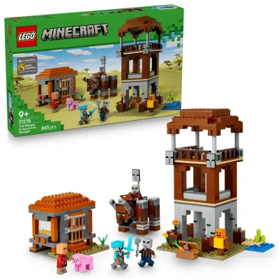 Конструктор LEGO Minecraft 21278 Логово разбойников и разорителей