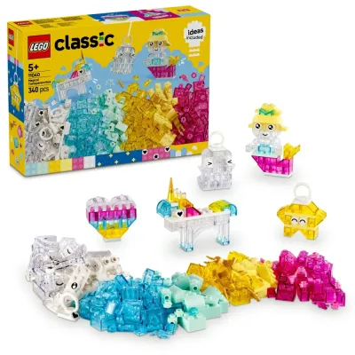 Конструктор LEGO Classic 11040 Волшебный набор с прозрачными кубиками