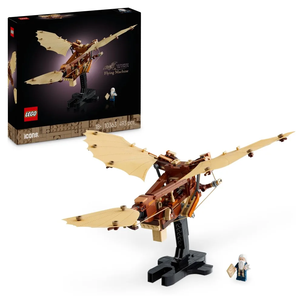 Конструктор LEGO Icons 10363 Летательный аппарат Леонардо да Винчи