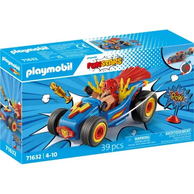 Playmobil - Funstars Racing: Гонщик Гокарт 71632