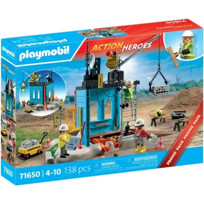 Playmobil - Action Heroes Строительная площадка 71650