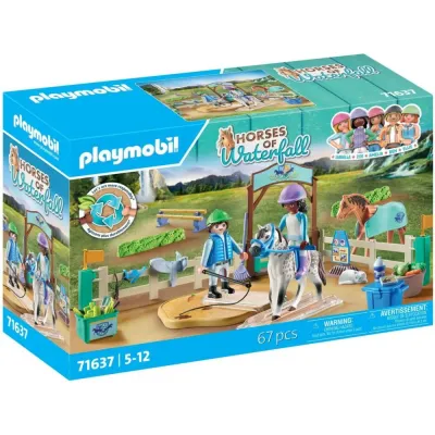 Playmobil - Лошади водопада Современная конно-спортивная арена 71637