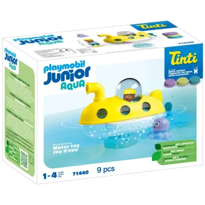 Playmobil Junior Aqua 71440 & Tinti Разноцветная подводная лодка 9 деталей