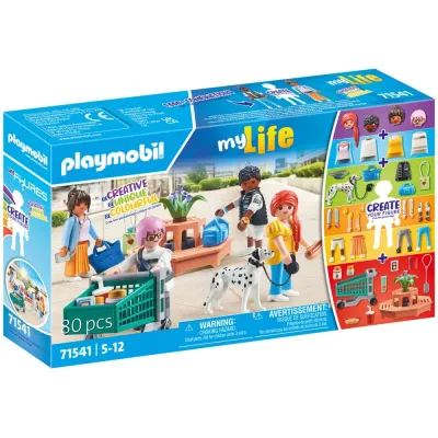 Playmobil 71541 my Life Фигурки за покупками 80 деталей