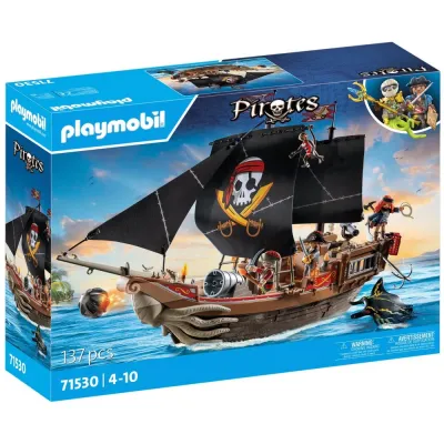 Игровой набор Playmobil 71530 Большой пиратский корабль 71530 137 деталей