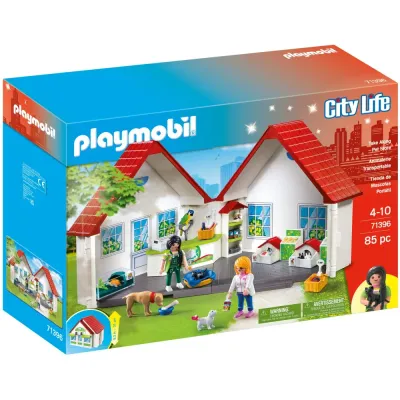 Playmobil City Life 71396 Переносной зоомагазин 85 деталей