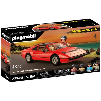 Игровой набор Playmobil 71343 Автомобиль Ferrari 308 GTS Quattrovalvole 71343 48 деталей