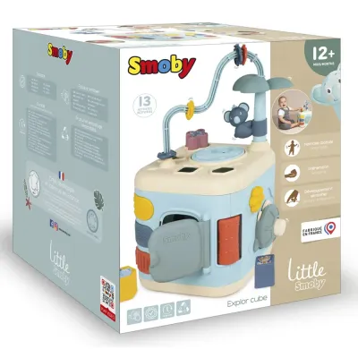 Развивающий сенсорный куб Smoby Little 140306 моторный для малышей от 12 месяцев