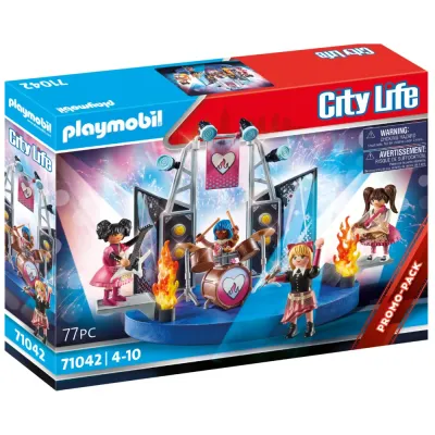Playmobil City Life 71042 Музыкальная группа 77 деталей
