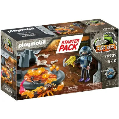 Игровой набор Playmobil Dino Rise 70909 «Схватка с огненным скорпионом» стартовый набор 70909