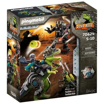 Playmobil Dino Rise T-Rex 70624 Битва гигантов 84 детали
