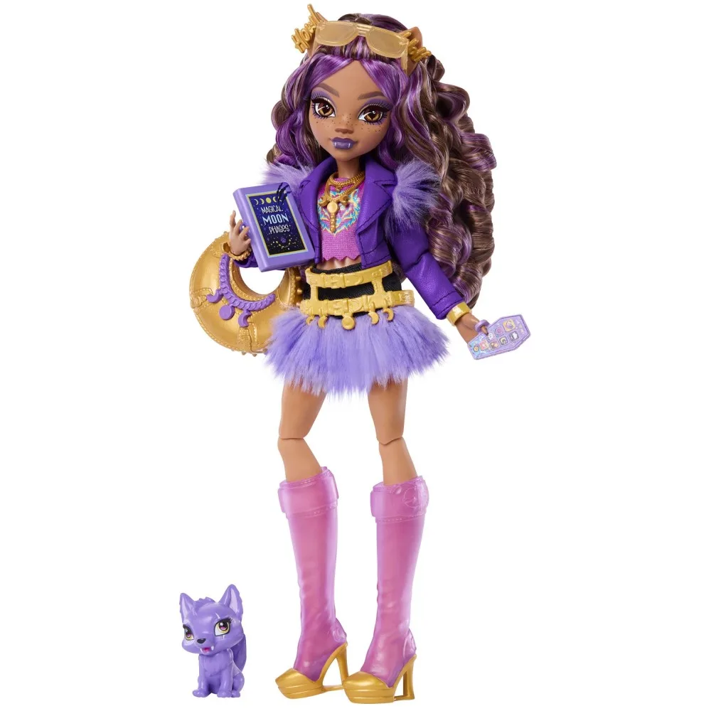 Mattel HPD53 JHK30 — Кукла Monster High Клодин Вульф базовая с питомцем JHK30