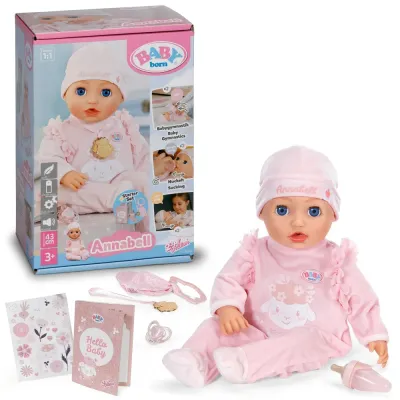 Zapf Creation 838457 — Кукла Baby Annabell интерактивная Аннабелль 43 см