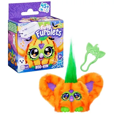Hasbro Furby Furblets - Интерактивный маскот BOO-KIN Хэллоуин G1435