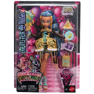 Mattel JBG73 JBG76 — Кукла Monster High Клео де Нил Жуткосладкий день рождения с аксессуарами JBG76