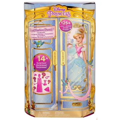 Mattel HMK52 JCR96 — Кукла Disney Принцесса Золушка Модные сюрпризы с аксессуарами JCR96