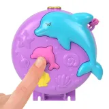 Polly Pocket - Аквариум Дельфина Компактный набор + 2 куколки + аксессуары HWN96 — фото 2