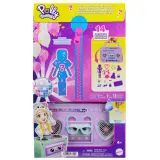 Mattel HRD65 — Игровой набор Polly Pocket Модная вечеринка с куклой и 16 аксессуарами HRD65 — фото 1