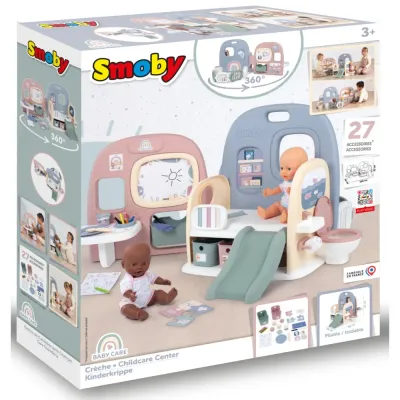 Игровой центр по уходу за куклой Smoby Baby Care 240307 с 27 аксессуарами 240307