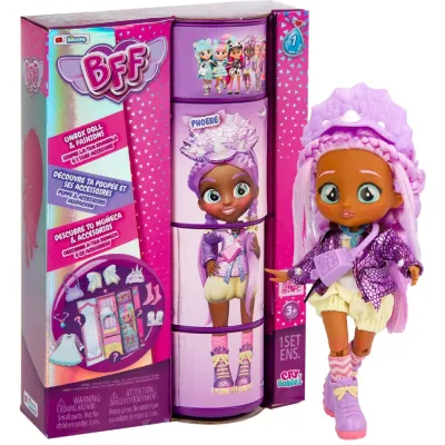 IMC Toys IMC904354 — Модная кукла Cry Babies BFF Фиби с аксессуарами IMC904354