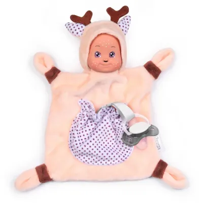 Мягкое одеяльце-комфортер Smoby MiniKiss 210126 C Оленёнок 210126