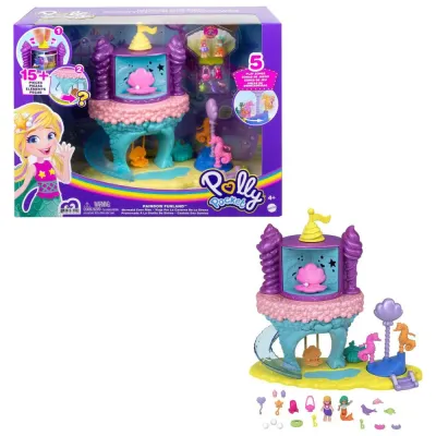 Mattel GYK41 GYK42 — Игровой набор Polly Pocket Луна-парк Бухта русалок с 2 куколками GYK42