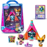 TM Toys LPS01037 — Игровой набор Littlest Pet Shop «Пижамная вечеринка» с тремя зверюшками и аксессуарами — фото 1