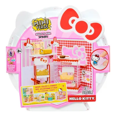 MGA Entertainment 547181 — MGA's Miniverse «Мини-ресторан» Make It Mini Spaces SANRIO x Hello Kitty — большой творческий набор
