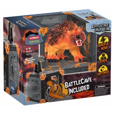 Schleich S 42732 — BattleCave с Медведем из Лавы