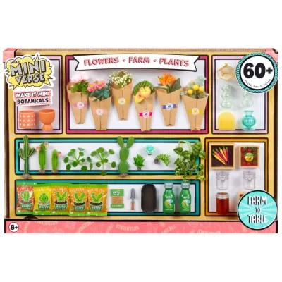 MGA Entertainment 540182 — MGA's Miniverse «Мини-растения» Make It Mini Botanicals 60 эл. — большой творческий набор
