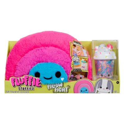 MGA Entertainment 512943 513056 — Плюшевая подушка «Тэнча Rainbow» Fluffie Stuffiez 513056