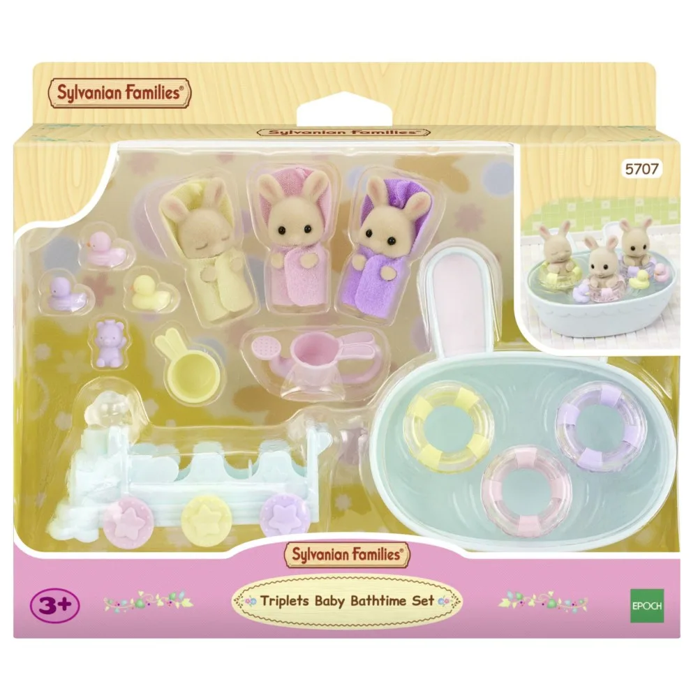 Epoch 5707 — Sylvanian Families «Купание тройняшек» 5707