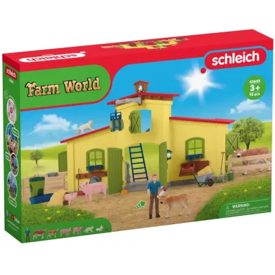 Schleich S 42605 — Большая ферма с животными