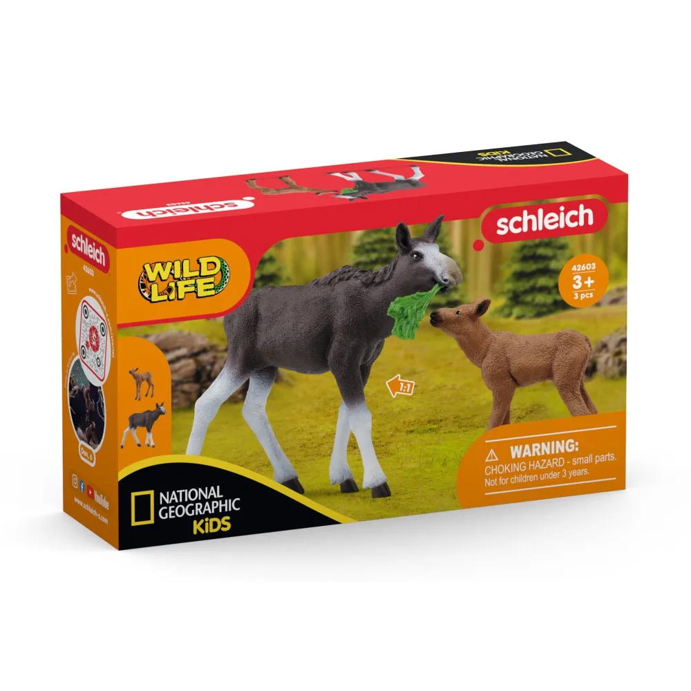 Schleich S 42603 — Лось и телёнок