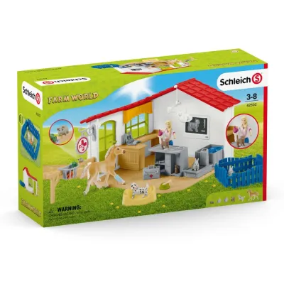 Schleich S 42502 — Игровой набор Schleich ветеринарная клиника с животными