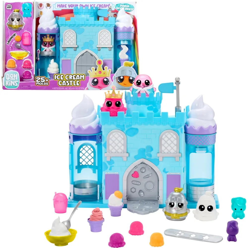 MGA Entertainment 123095 — Игровой набор с пластилином MGA DohKins Ледяной замок 123095